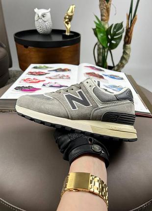 New balance x stone island gray white