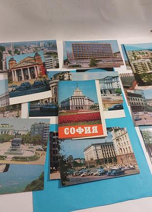 София, болгария,  набор открыток,  18 штук