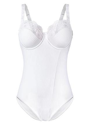 Боді-білизна з моделюючим ефектом для жінки esmara lycra® 370872 90c білий