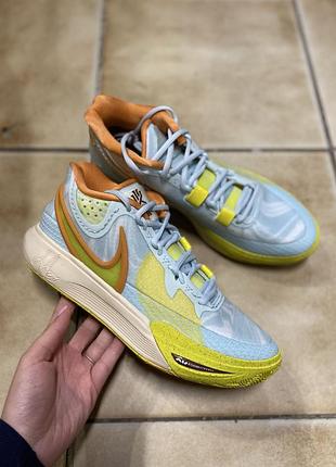Оригінальні кросівки nike kyrie 8 баскетбольні чоловічі блакитні з жовтим