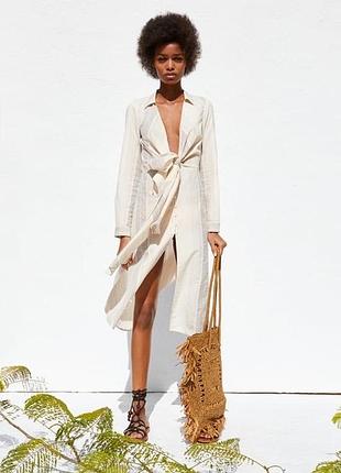 Сукня zara з v-подібним вирізом