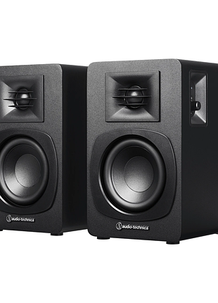 Активні полочні колонки audio-technica at-sp3x black з bluetooth та rca