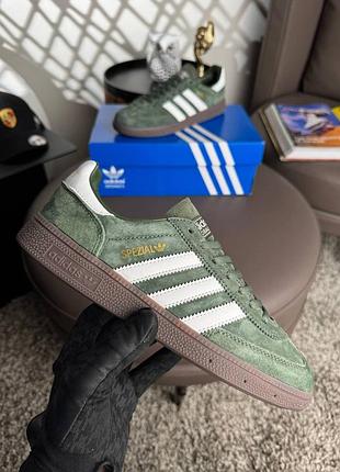 Мужские кроссовки adidas handball spezial m moos white