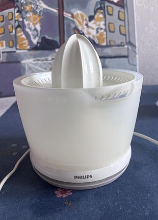 Электрическая цитрус-пресс соковыжималка philips