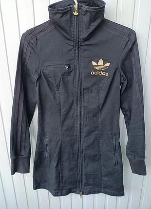 Вінтажна подовжена олімпійка сукня adidas originals (оригінал, розмір s-m)