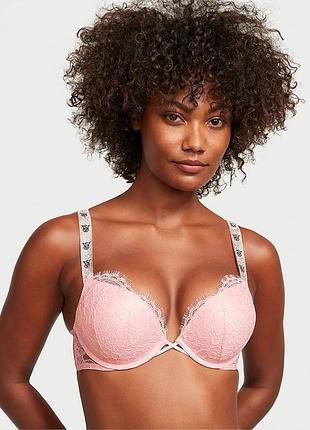 Кружевной бюстгальтер с push up 
victoria's secret pretty blossom