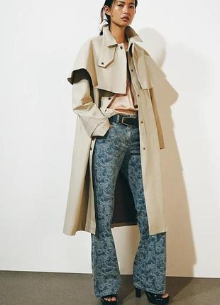 Тренч zw collection с накидкой