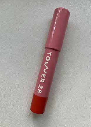 Зволожуючий бальзам для губ з відтінком tower 28 juicebalm tinted lip balm