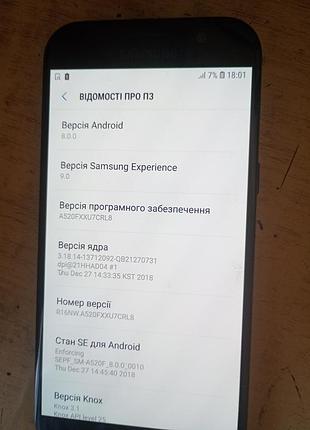 Смартфон samsung a5 2017 робочий 4