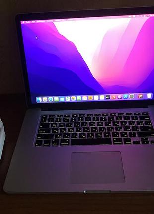 Ноутбук macbook pro retina a1398 mid 2015 i7 16 gb 512ssd iris pro