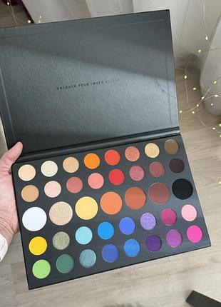 Поофесійна палетка тіней від morphe & james charles
