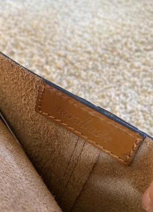 Сумка через плече zara basic зі шкіри 8