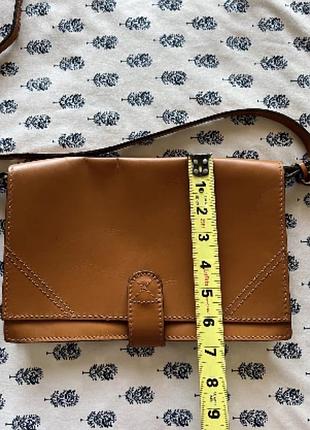 Сумка через плече zara basic зі шкіри 9