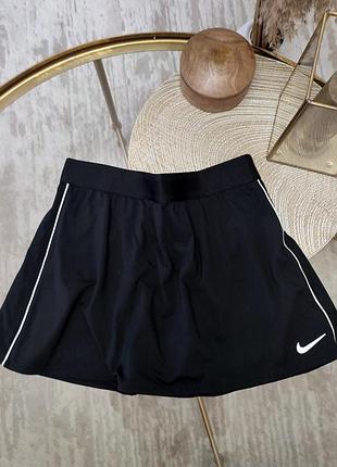 Портивная юбка-шорты nike dri-fit - размер l