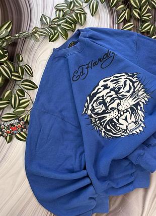 Оверсайз ed hardy світшот l supreme style