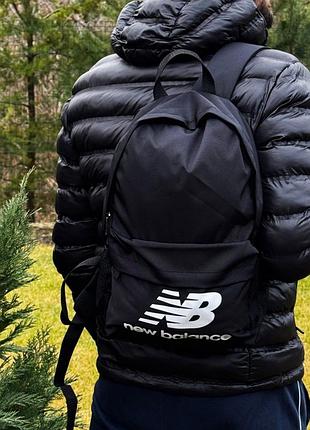 Рюкзак new balance urban black черный мужской / женский