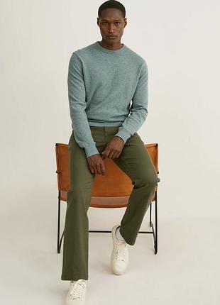 C&a кашеміровий джемпер, светр ,кашемір , cashmere,сіро зелений ,