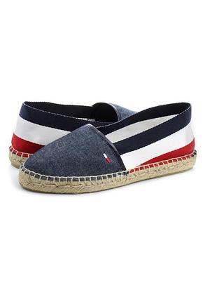 Текстильні жіночі еспадрильї / мокасини / сліпони tommy hilfiger espadryle - selia 2  40 розміру