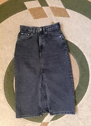 Миди юбка zara xs