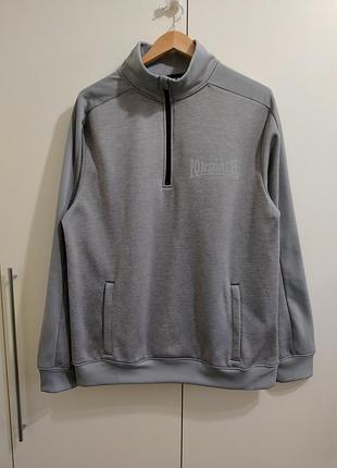 Кофта zip lonsdale серая толстовка under armour everlast nike puma