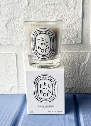 Мінісвічка diptyque feu de bois (35 г) 🕯️