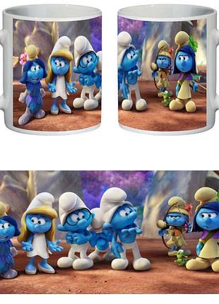 Чашка смурфики (кухоль supercup smurfs 0015)