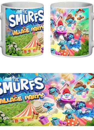 Чашка смурфики (кухоль supercup smurfs 0017)