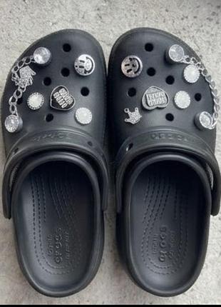 Оригінальні чорні crocs 36p