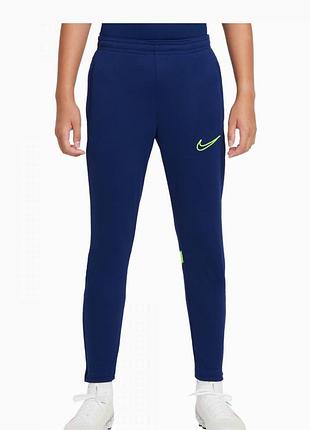 Брюки nike dry academy 21, размер s, синие, новые