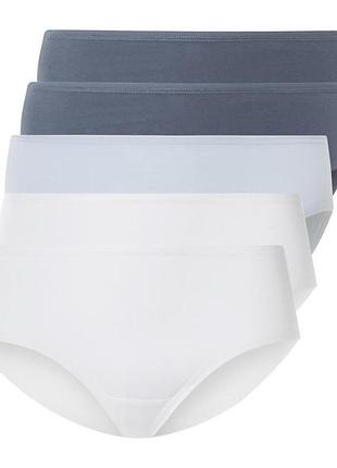 Трусики-хипстеры набор 5 шт. хлопковые для женщины esmara lycra® 464788_468604_464975 s комбинированный