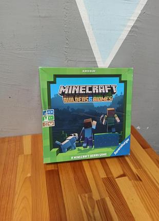 Настольная игра minecraft: builders &amp; biomes (строители и биомы) ravensburger