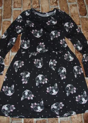 Новое платье 3 - 4 года  kappahl девочке нарядное хлопковое с рукавом