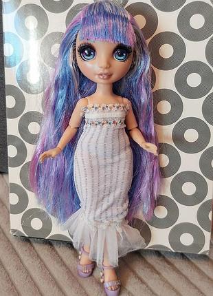 Лялька rainbow high рейнбоу хай віолетта фіолетова violet willow purple fashion doll.