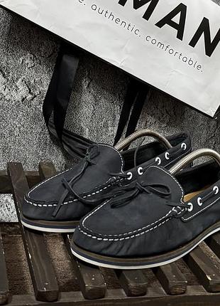 Топсайдери чоловічі макасини marc o’polo original leather shoes синій 41