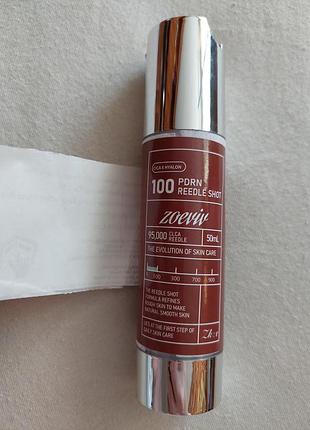 Спикульный (голчатый) бустер-сыворотка zoeviv pdrn reedle shot 100 (50 ml).