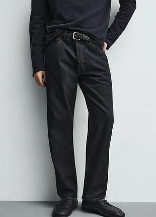 Чоловічі джинси zara straight-leg