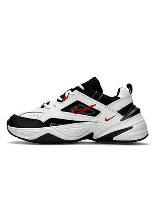 Мужские кроссовки nike m2k tekno m white black red