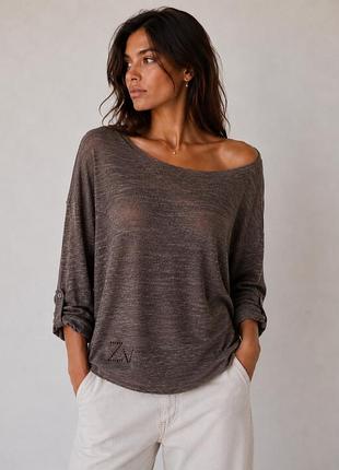 Zadig & voltaire джемпер лонгслів оверсайз m–l