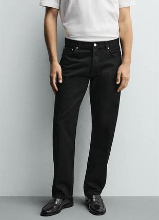 Чоловічі джинси zara straight-leg
