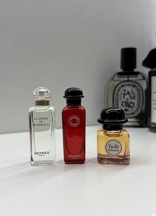 Hermès — лот із 3 мініатюр парфумів по 7,5 мл ☝️ відправка здійснюється після повної оплати на карту.