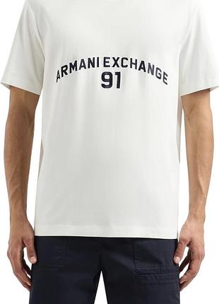 Нова футболка armani exchange розмір xl-xxl central embroidered logo