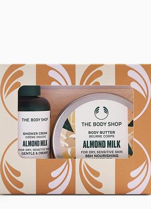 Набір для тіла the body shop almond milk treats