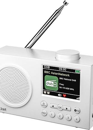 Портативне dab-радіо mycket, цифрові радіоприймачі dab plus з bluetooth, fm-радіоприймачі з можливістю перезаряджання через usb