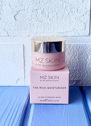 Mz skin the rich moisturiser щоденний антивіковий крем для обличчя 10ml (мініатюра)