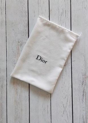 Пильовик білий dior, мішок білий dior, мішок на зав'язці білий діор, чохол білий dior