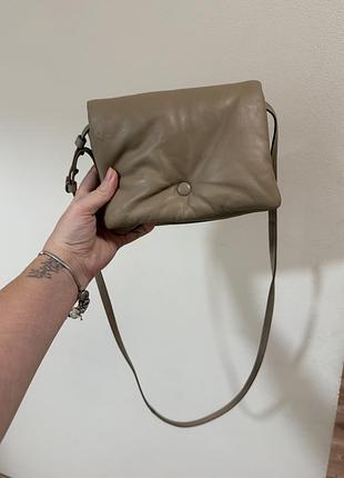 Шкіряна сумка massimo dutti