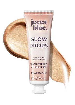 Jecca blac glow drops champagne 20 мл — праймер-хайлайтер для сяйва