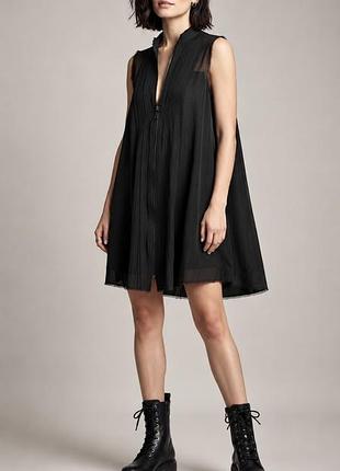 Allsaints шовкове плаття в стилі гранж