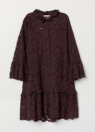 Сукня бордо бургунді від h&m