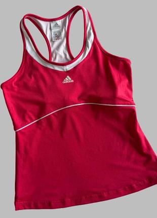 Майка топ спортивная с поддержкой adidas climalite racerback activewear tank в стиле y2k